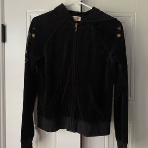JUICY COUTURE Velour Jacket w embellishments